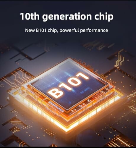 10. Generation Chip B101 auf Leiterplatte