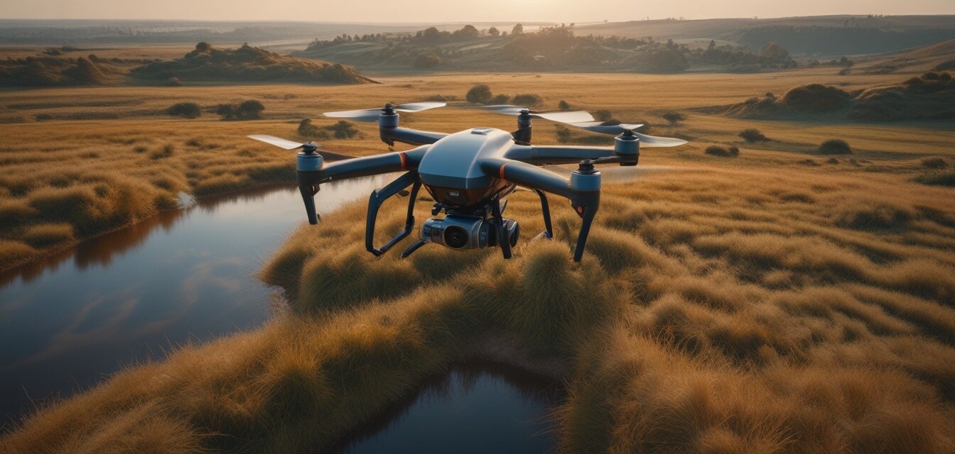 Drohne mit Hochauflösungskamera