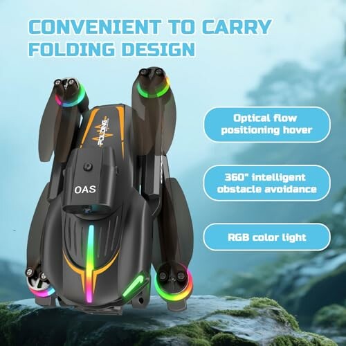 Faltbare Drohne mit intelligentem Hindernisausweichsystem