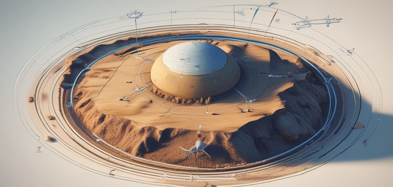 Diagramm von GPS-Technologie in Drohnen