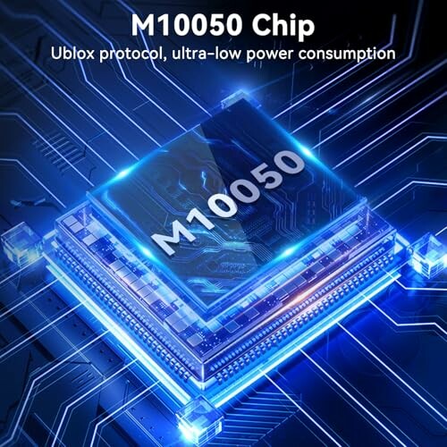 M10050 Chip auf einem digitalen Schaltkreis