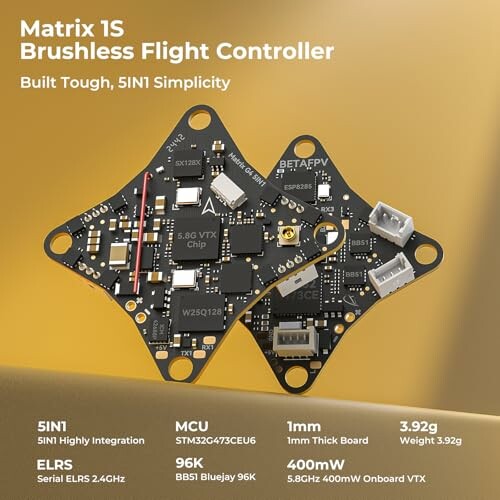 Technische Spezifikationen des Matrix 1S Brushless Flugcontrollers
